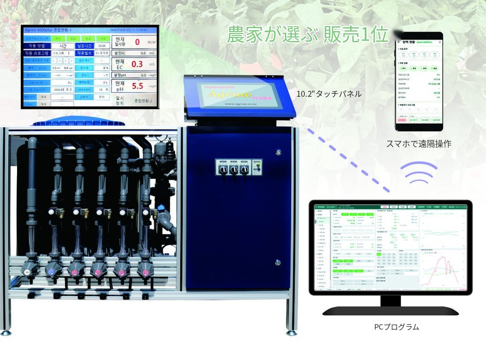 Agrow-6000 Plus HPA-6000 PLUS 養液供給機